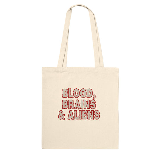 Blood, Brains & Aliens Classic Tote Bag