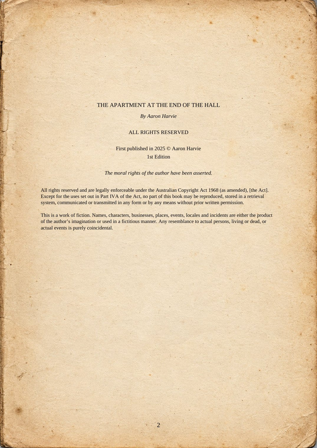 Page 3 of The Apartment at the End of the Hall